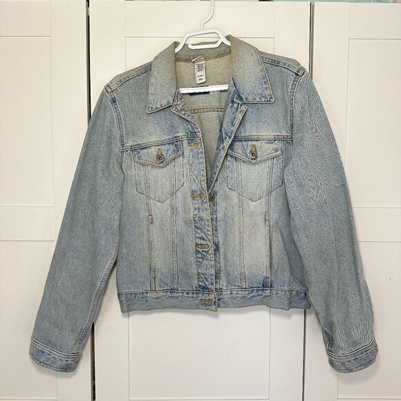 Liz Claiborne T2K Denim Jacket - 100% Cotton - Picture 1 of 6